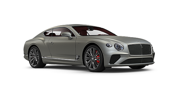 Bentley Zurich Bentley GT Speed coupe in Extreme Silver paint front 34